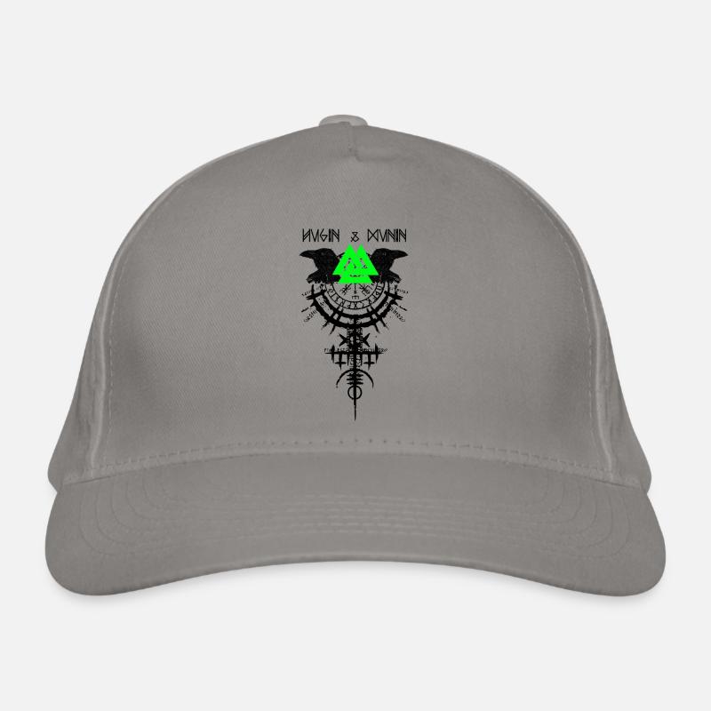 Hugin et Munin Ravens Vikings et Celtes d’Odin Casquette classique bio