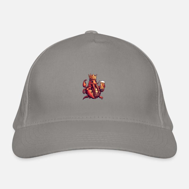 Lobster Crab Beer Funny Organic Baseball Cap