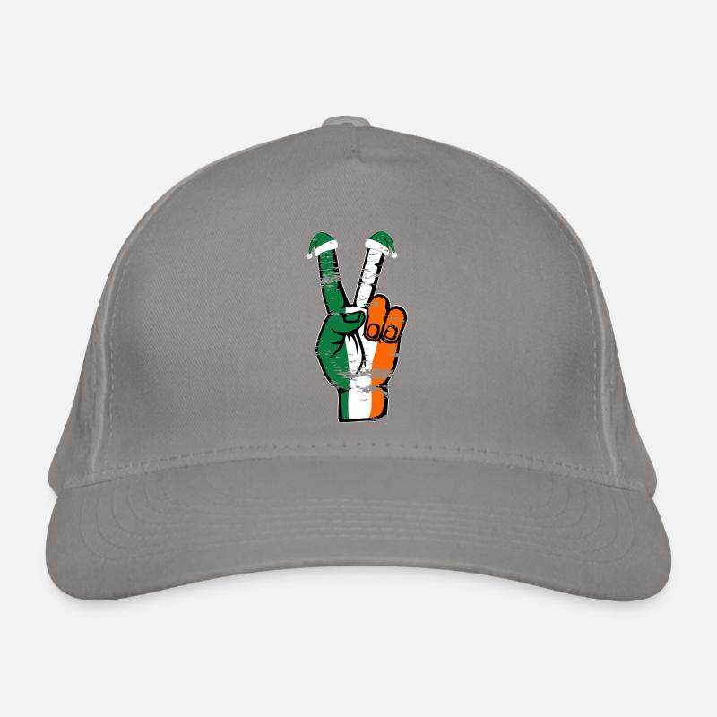 Drapeau de l’Irlande Noël Symbole de paix utilisé Casquette classique bio