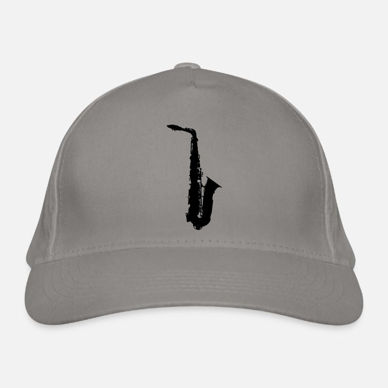 saxophone Organic Baseball Cap