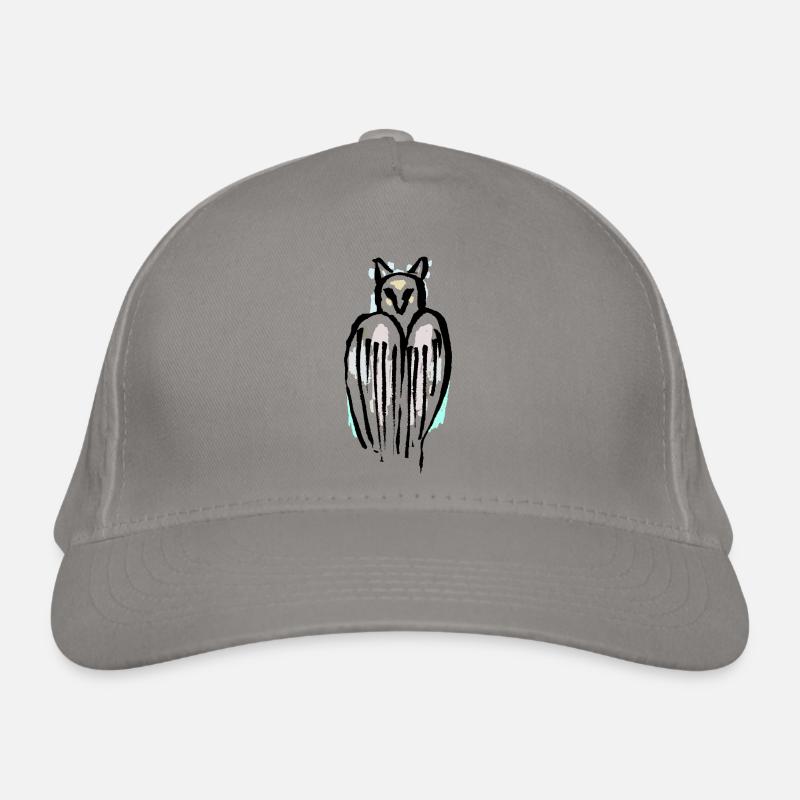 Eule Bio-Baseballkappe