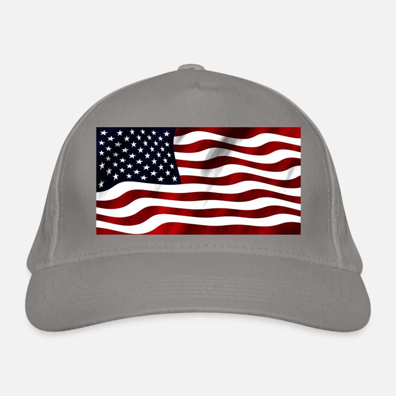drapeau américain Casquette classique bio