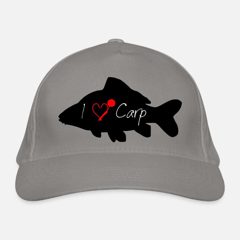 J’adore Carp noir Casquette classique bio