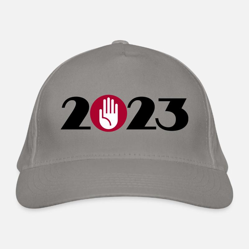 Stop, Hello, Touch 2023 Organic Baseball Cap