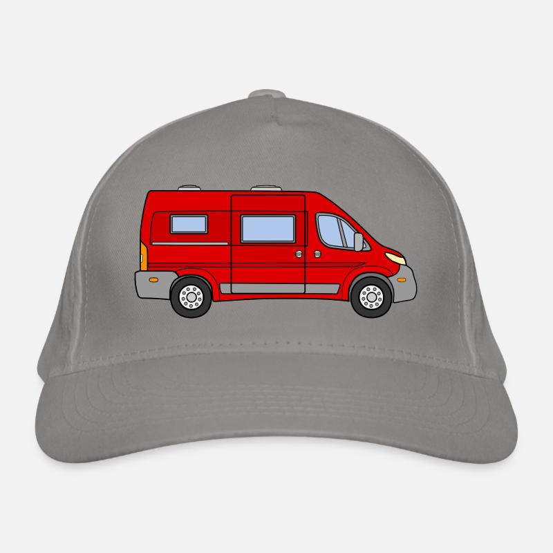 Camper VAN / Van RED Organic Baseball Cap