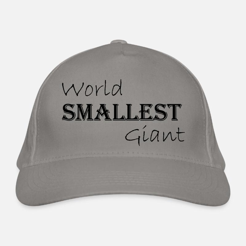 Le plus petit géant du monde - lettrage Casquette classique bio