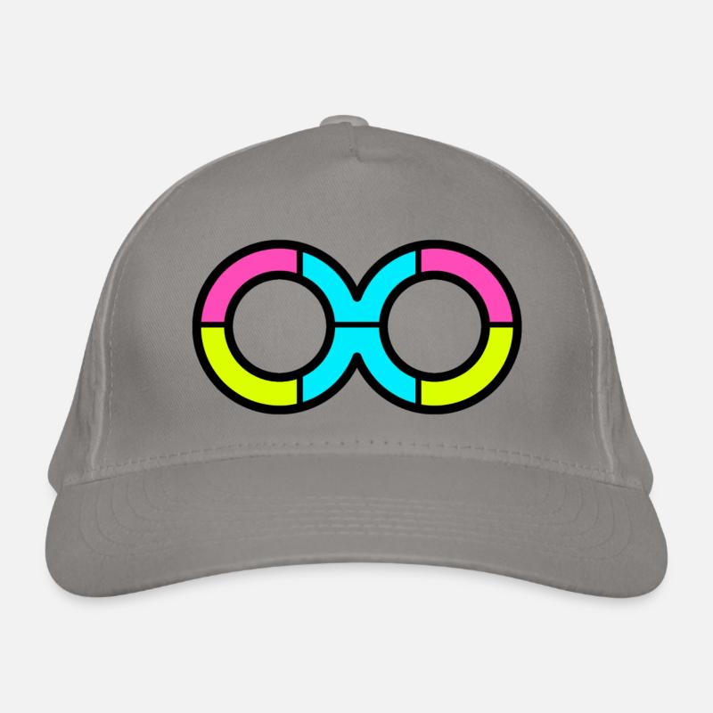 Eight Infinity 3 - Organic Baseball Cap - light grey