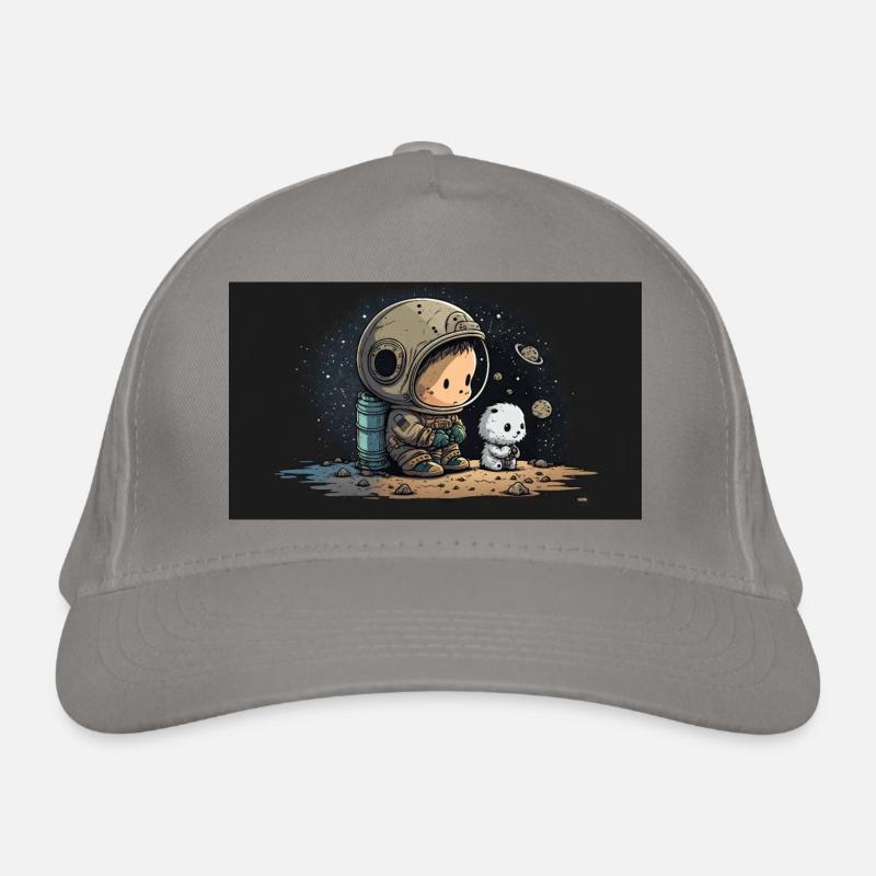 Compagnons stellaires: Mignon astronaute garçon avec son Casquette classique bio