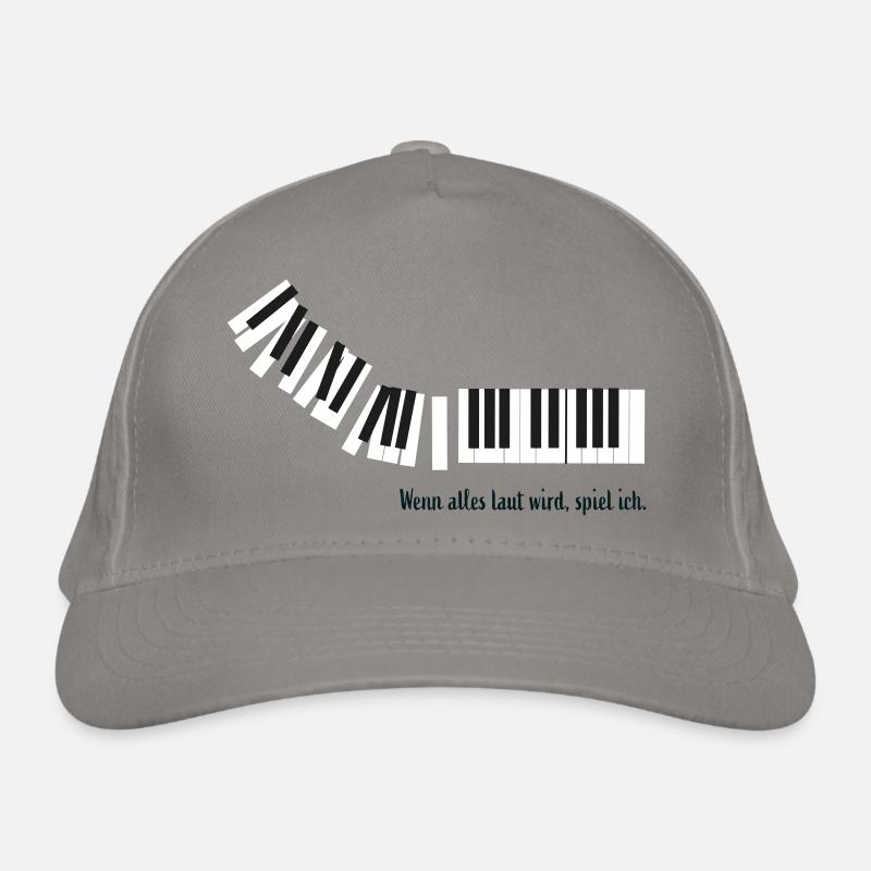 Quand tout devient bruyant, je joue. Casquette classique bio
