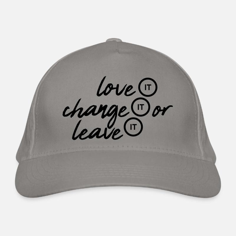 J'adore le changement Casquette classique bio