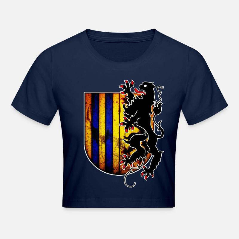 Chemnitz - Design - Crop top - marine clair