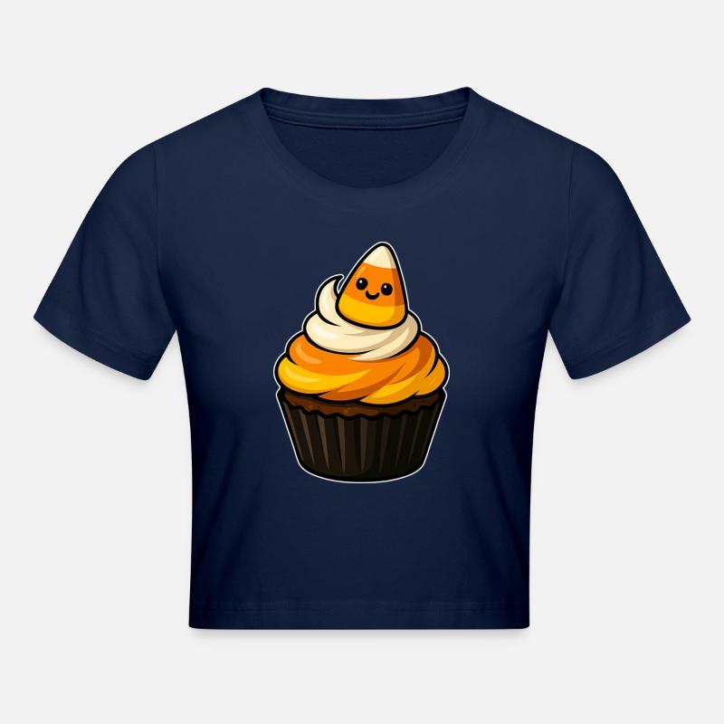 Breloque Cupcake CandyCorn - Crop top - marine clair
