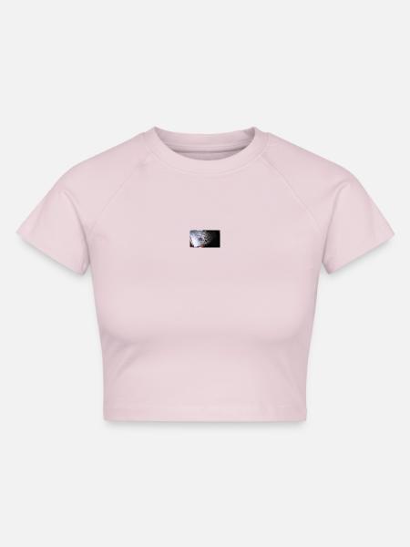 Cold Love - Cropped Frauen Organic T-Shirt - Puderrosa
