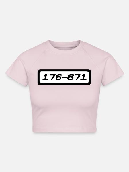 Panzerknacker - Cropped Frauen Organic T-Shirt - Puderrosa
