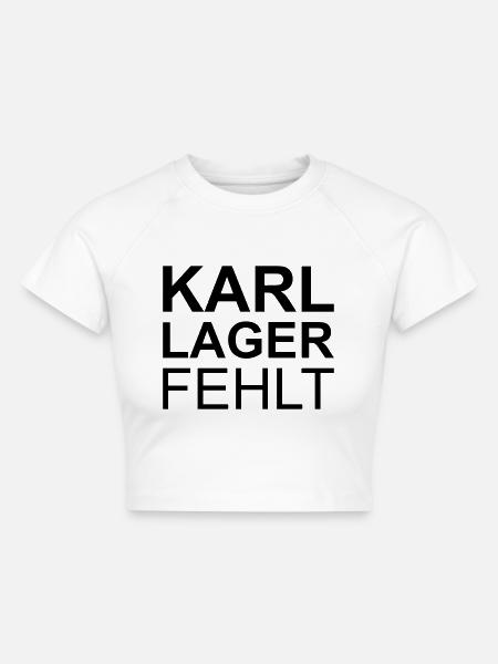 Lustige Sprüche - Cropped Frauen Organic T-Shirt - Weiß