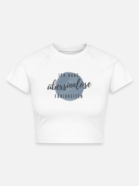 Talentfrei Talentförderung Personal Coaching - Cropped Frauen Organic T-Shirt - Weiß