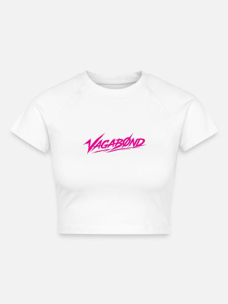 VAGABØND - Cropped Frauen Organic T-Shirt - Weiß