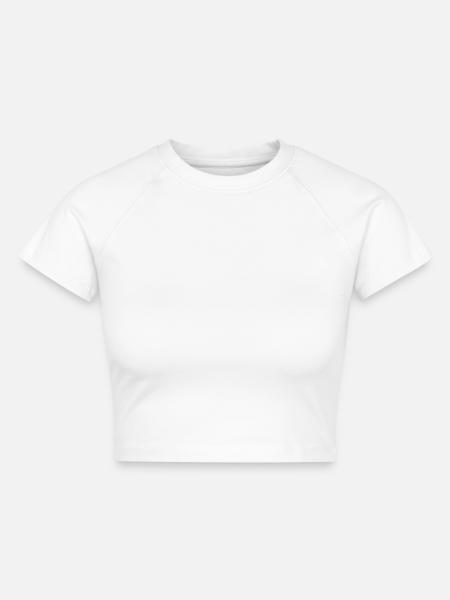Paragleiten Tandemflug Paragleiter Geschenk - Cropped Frauen Organic T-Shirt - Weiß