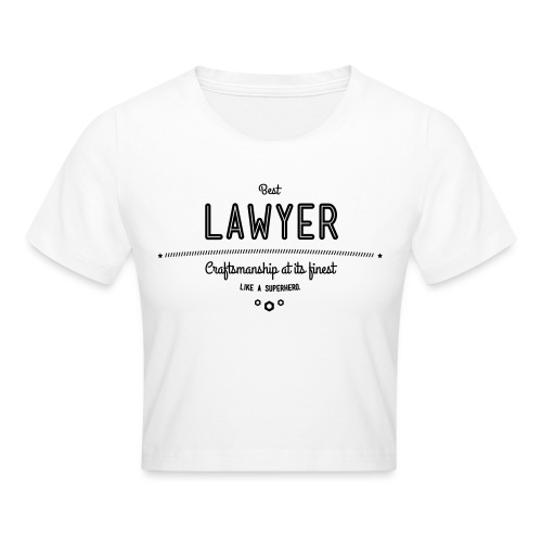 Bester Anwalt - wie ein Superheld - Crop T-Shirt