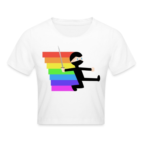 Spectroscopy-Ninja_diag - Crop T-Shirt