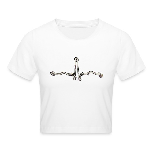 Knochen EKG - Crop T-Shirt