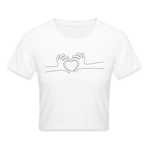 Hand aufs Herz - Crop T-Shirt