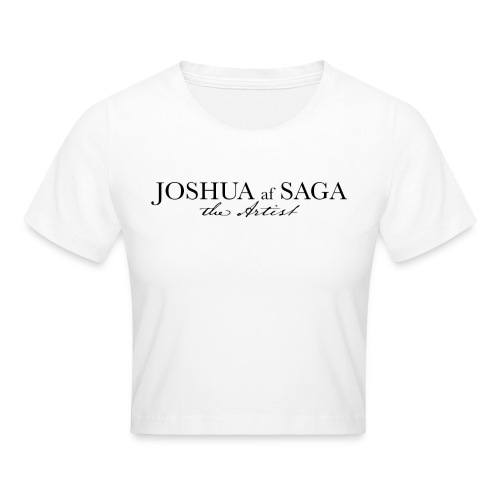Joshua af Saga - The Artist - Black - Croppad T-shirt
