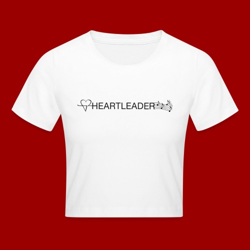 Heartleader Charity (schwarz/grau) - Crop T-Shirt