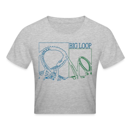 big_loop_coaster_shirt_line - Crop T-Shirt