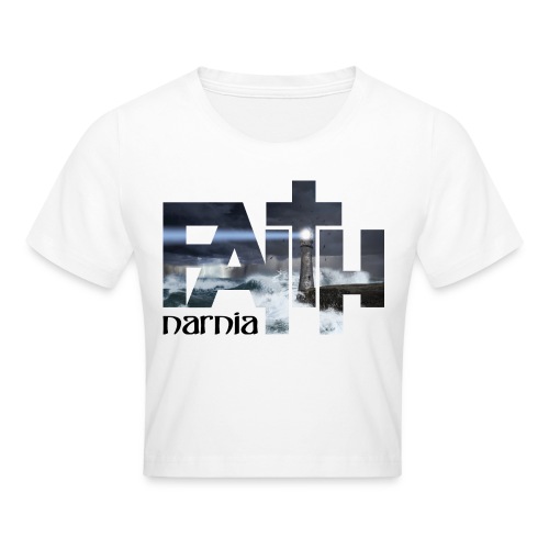 Narnia - Faith Mask - White - Crop T-Shirt