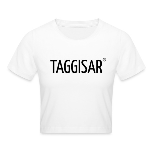 Taggisar Logo Black - Croppad T-shirt