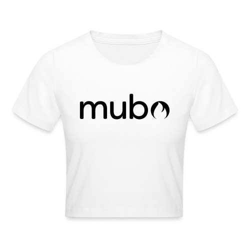 mubo Logo Word Black - Crop T-Shirt