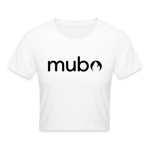 mubo Logo Word Black - Crop T-Shirt