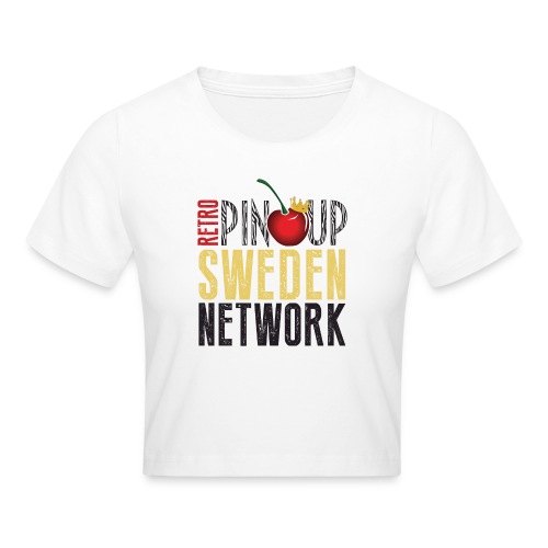 Tanktop Retro Pinup Sweden Crew utsvängd - Croppad T-shirt