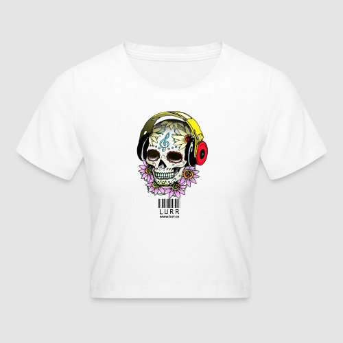 smiling_skull - Crop T-Shirt