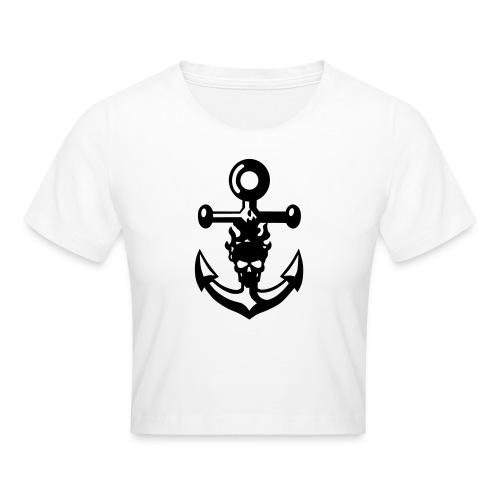 anker schaedel - Crop T-Shirt