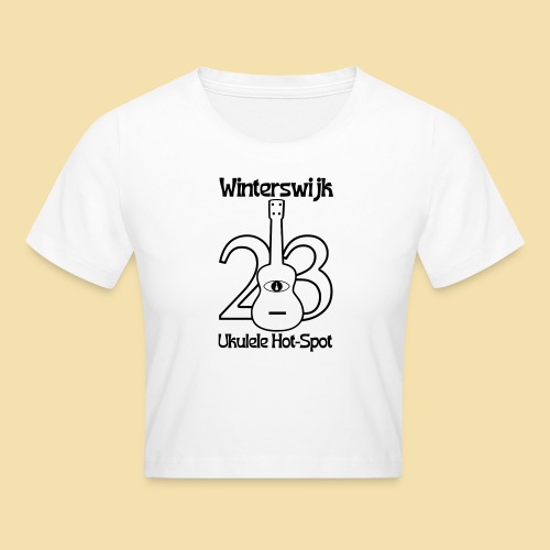Ukulele Hotspot WInterswijk 2023 - Crop T-Shirt