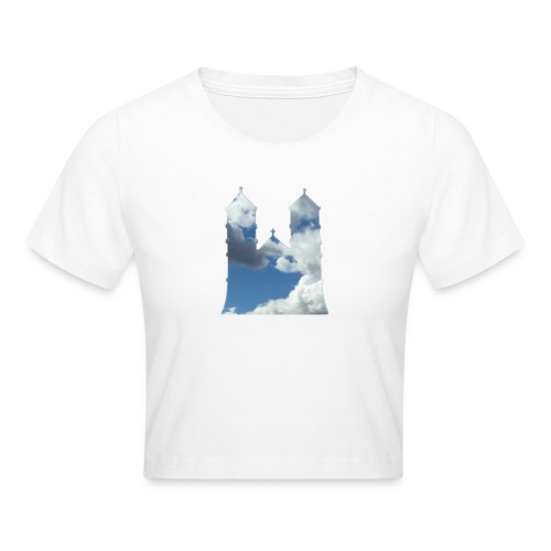 Lund Cathedral and sky - Crop T-Shirt