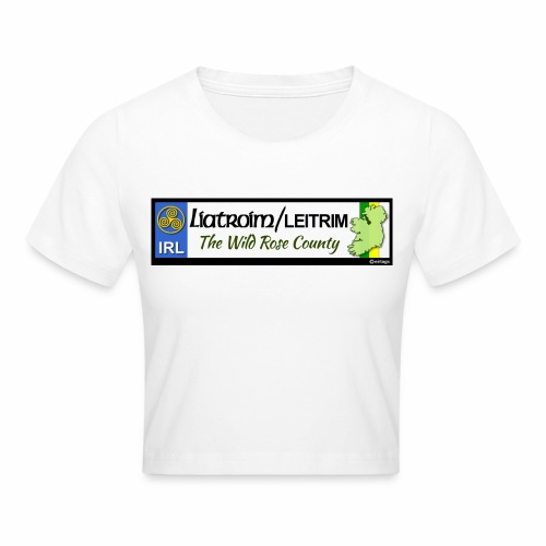LEITRIM, IRELAND: licence plate tag style decal eu - Crop T-Shirt