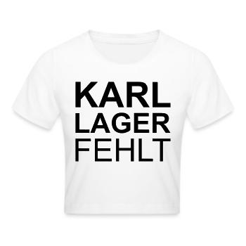 Lustige Sprüche - Frauen Cropped T-Shirt - Weiß - Vorne - Marisol (170cm)