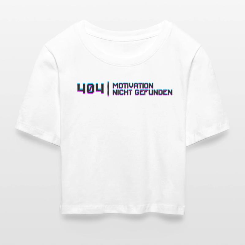 Developer Code Debug Statement Entwickler Dev Frauen Cropped T-Shirt