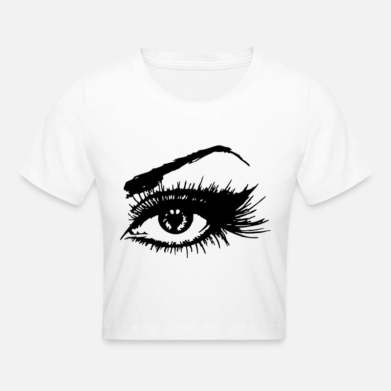 eye - Crop top - blanc