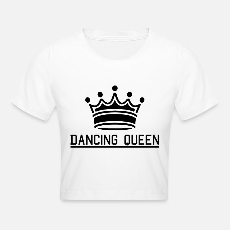 dancing_queen_1 - Crop top - blanc