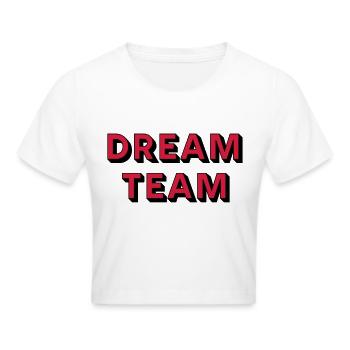 DREAM TEAM - Crop top - blanc - Devant - Marisol (170cm)