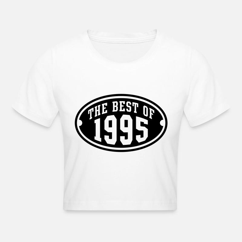 LE MEILLEUR DE 1995 - conception Anniversaire - Crop top - blanc