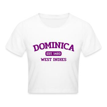 Dominique - Roseau - Caraïbes - Antilles - Crop top - blanc - Devant - Marisol (170cm)