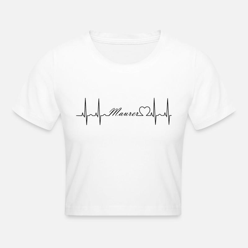 Maçon - Crop top - blanc