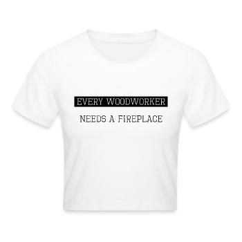 John Carpenter Tshirts Bday Carpenter Saw - Crop top - blanc - Devant - Marisol (170cm)