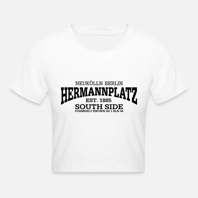 Hermann Platz Berlin Neukölln - Crop top - blanc