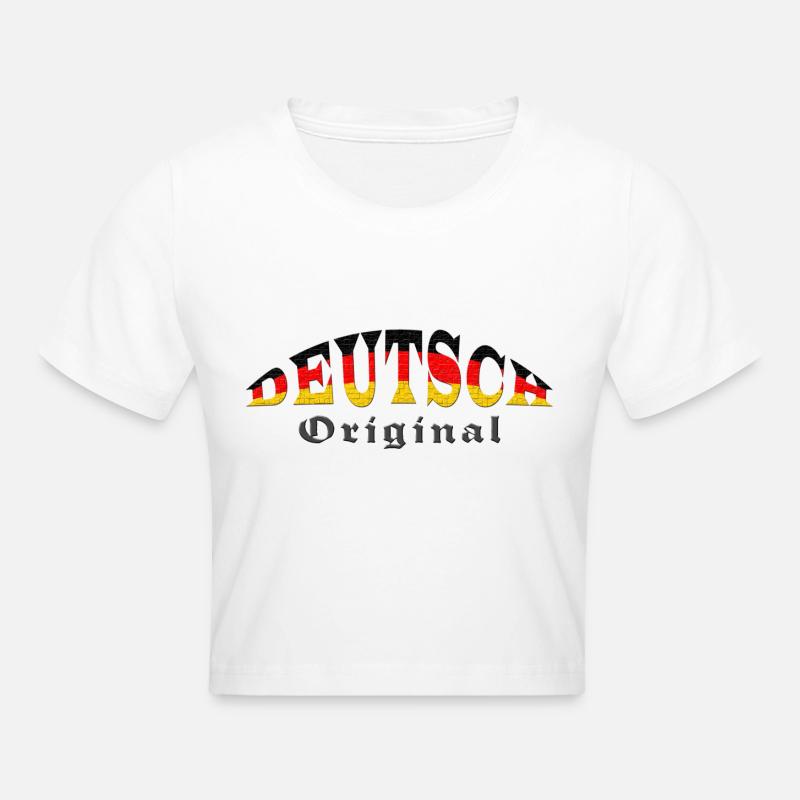German - Original - Cropped T-Shirt - white